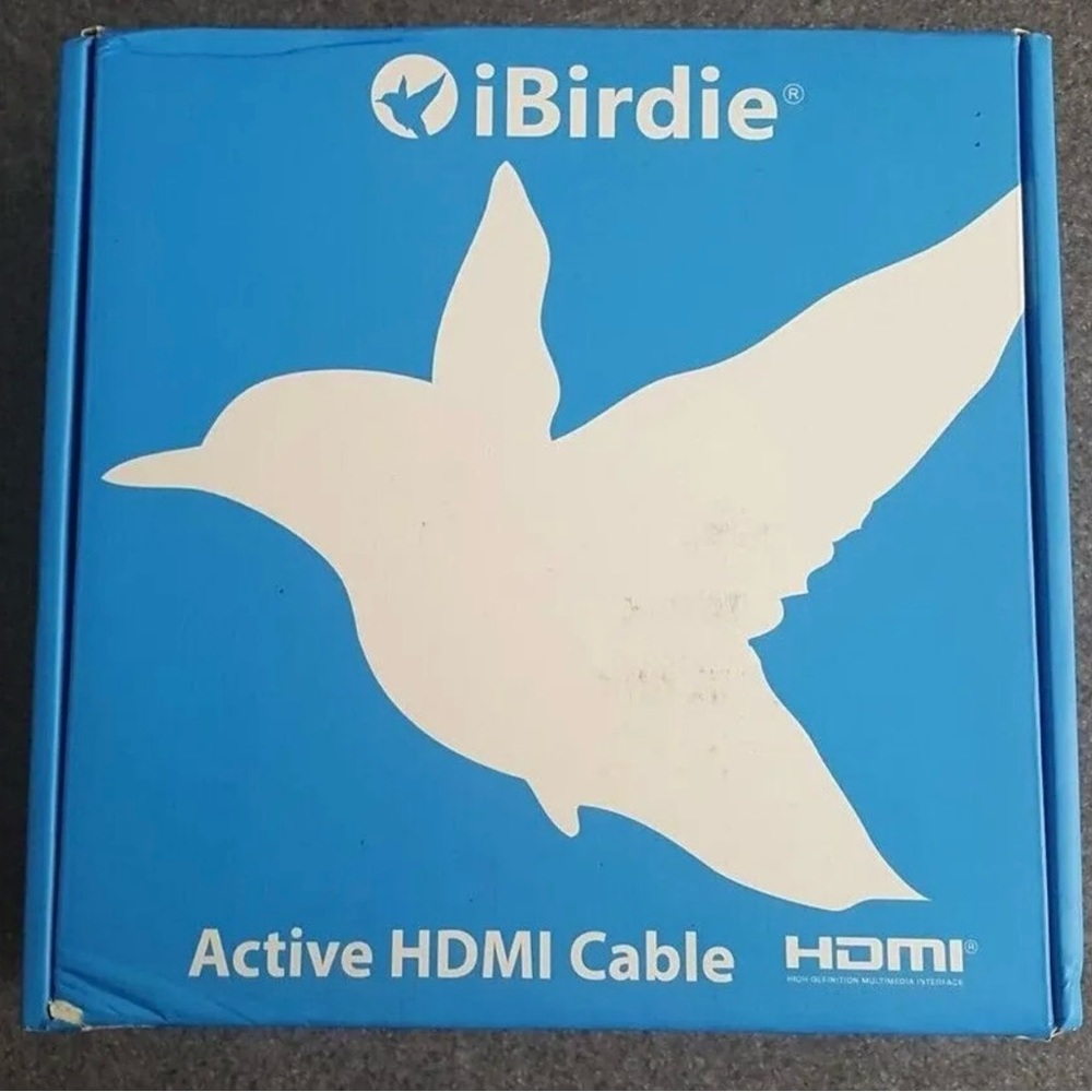 iBirdie 8K Fiber Optic HDMI 2.1 Cable 200 ft Ultra High Speed Black 200ft